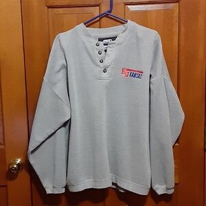 Starter KU Kansas Jayhawks Oversized Pullover Shirt